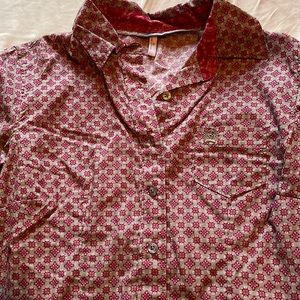 Western button up long-sleeve shirt